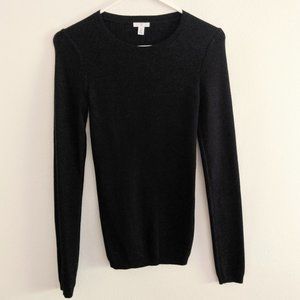 BP. Ribbed Crewneck Black Long Sleeve Sweater Size Small